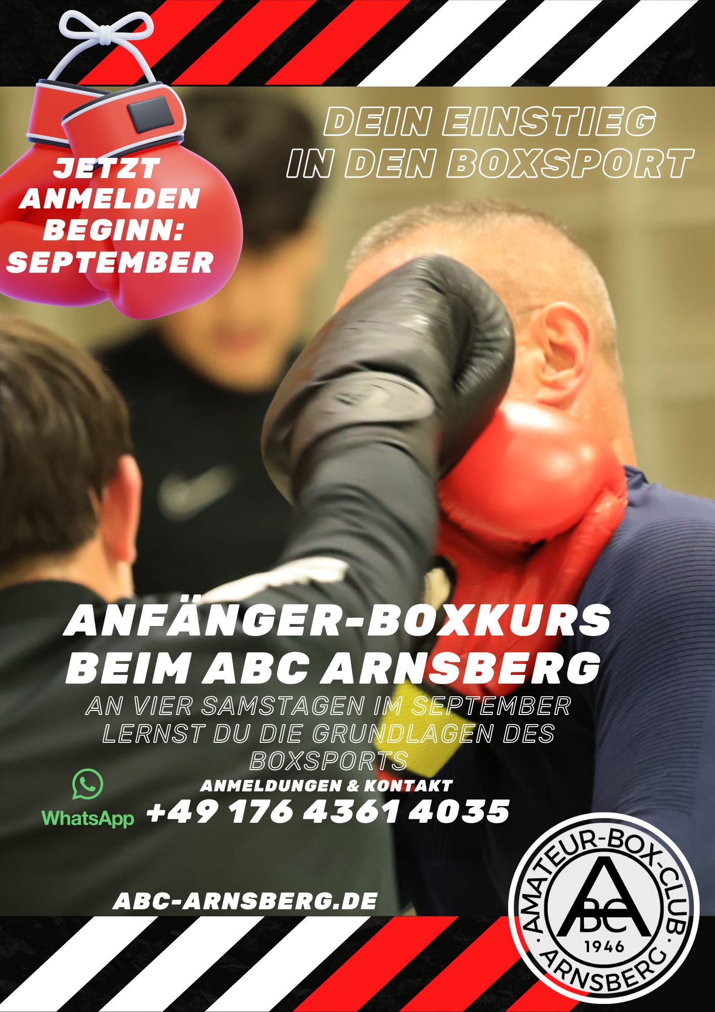 Anfängerkurse Boxen beim ABC Arnsberg ab April 2026